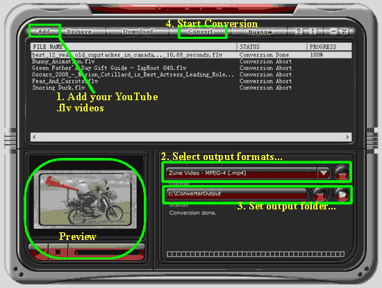 Convert YouTube video
