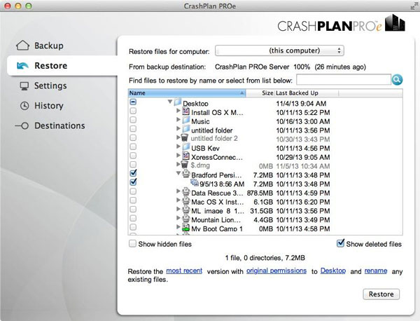 Free Backup Software for Mac - CrashPlan