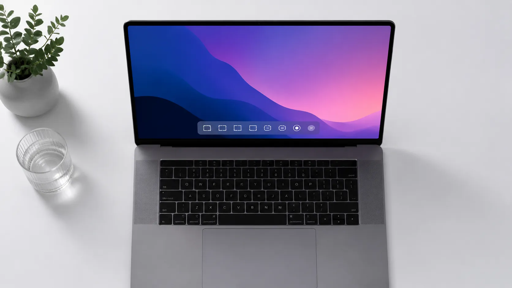 macOS Screenshot toolbar showing screen recording options for best free screen recorder mac