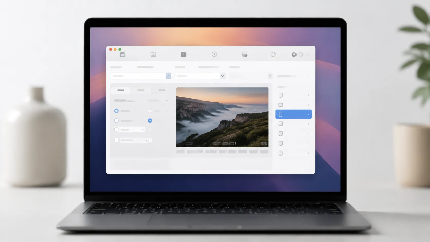 HandBrake DVD ripping software on Mac showing iPhone preset selected for video conversion