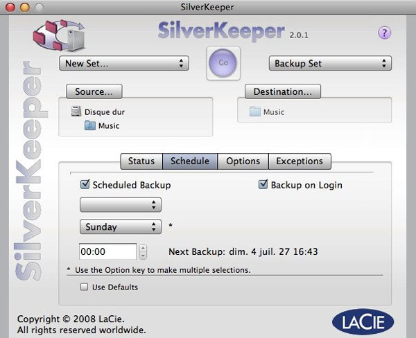 Free Backup Software for Mac - SilverKeeper
