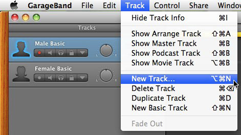 new garageband track