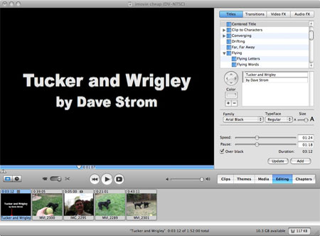 add title to imovie
