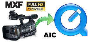 Convert MXF video to MOV video